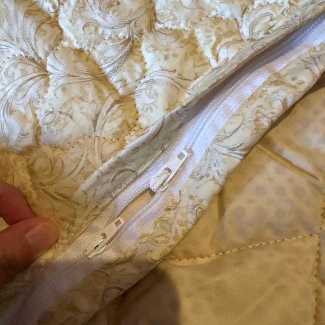 ゲルマニウム　敷きパッド110×215 と専用洗濯ネット 2点セット