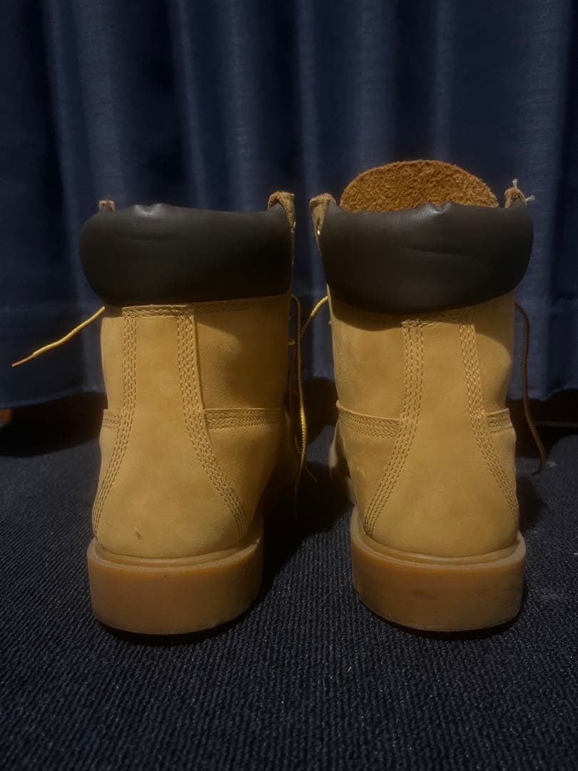 ティンバーランド ベージュ ワークブーツ