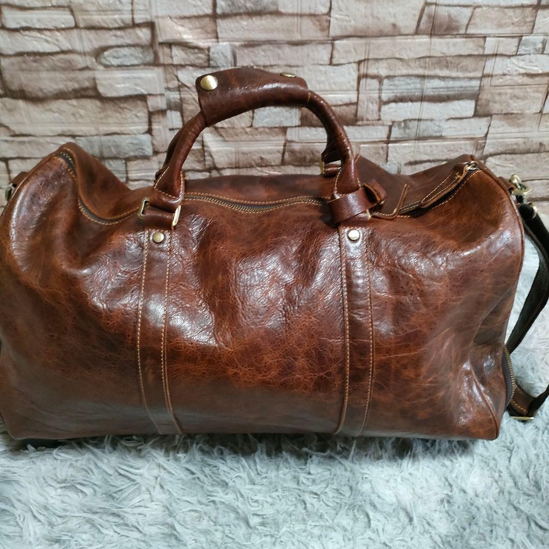 牛革 本革 大容量 3way キャリー ボストン ビジネス バック 出張 旅行