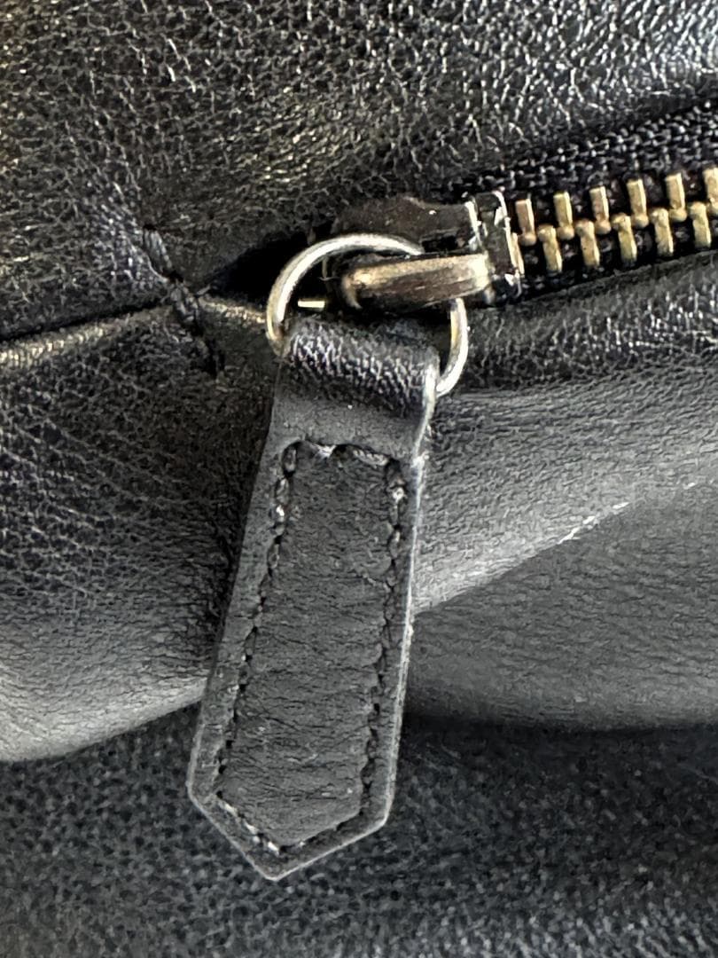 FACTELIERオリーブレザー2WAYショルダーバッグ(ブラック)