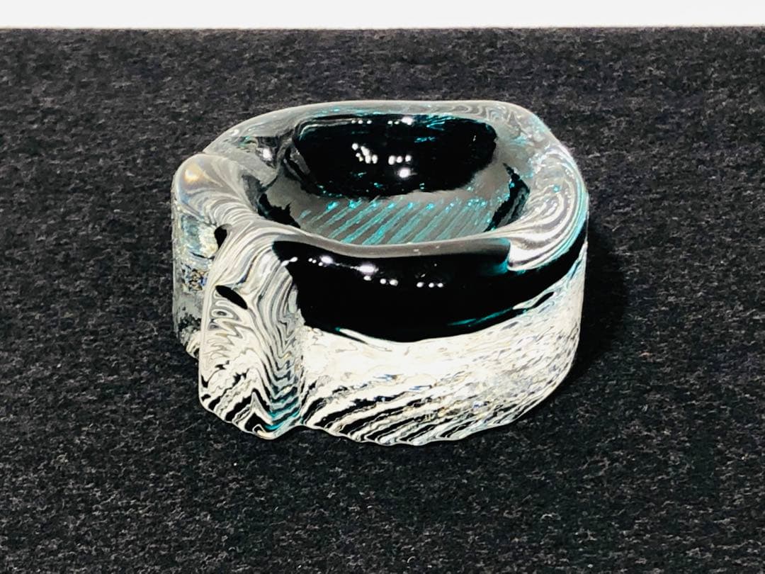 BARBINI MURANO ヴィンテージ ベネチアングラス 小物入れ トレー