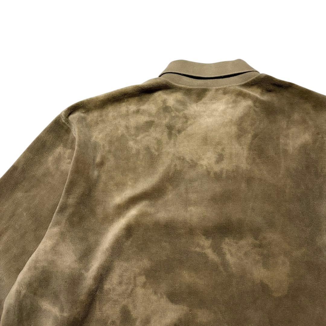 トップス Supreme 21SS Bleached Velour L/S Polo S