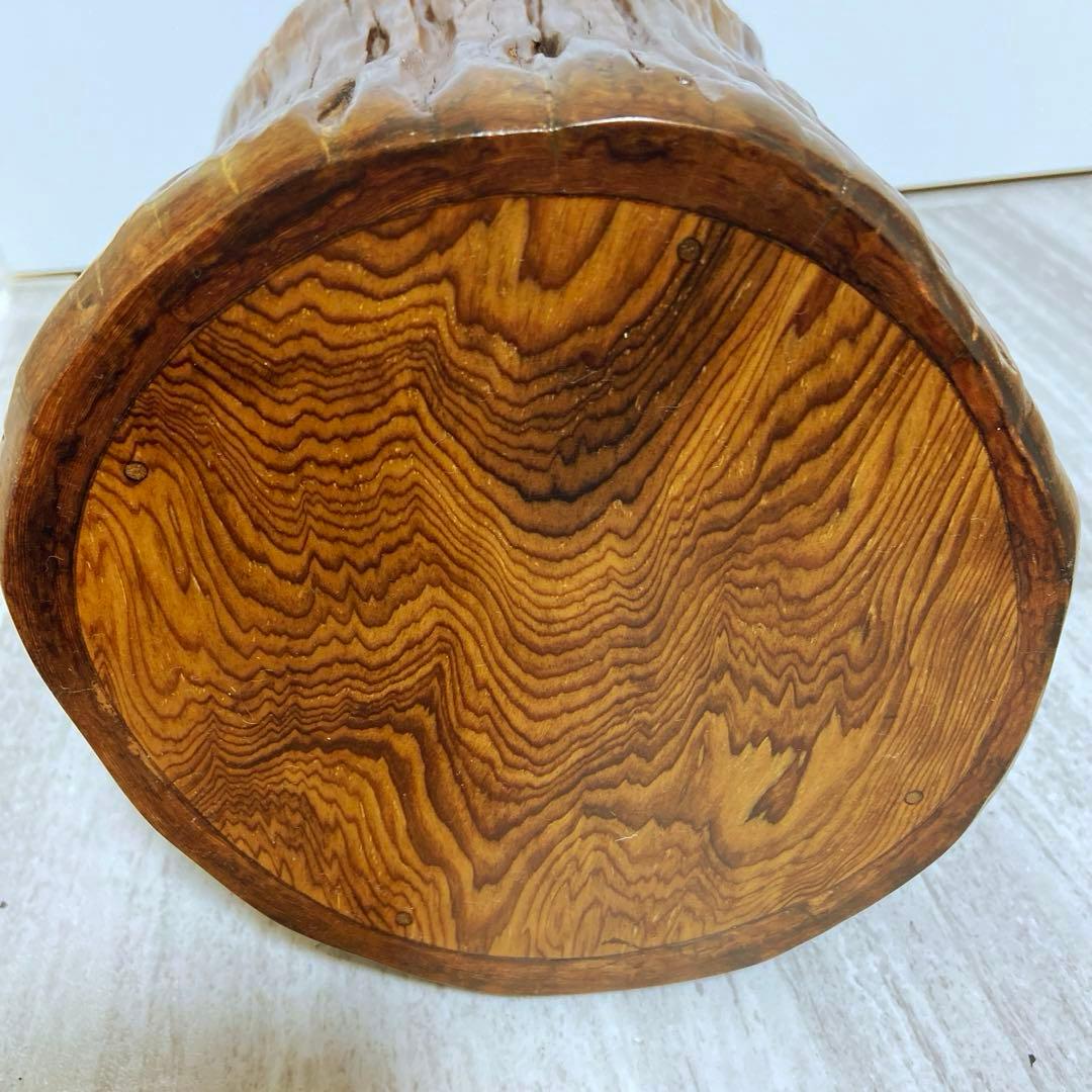 屋久杉　 花器　花瓶　置物　入れ物