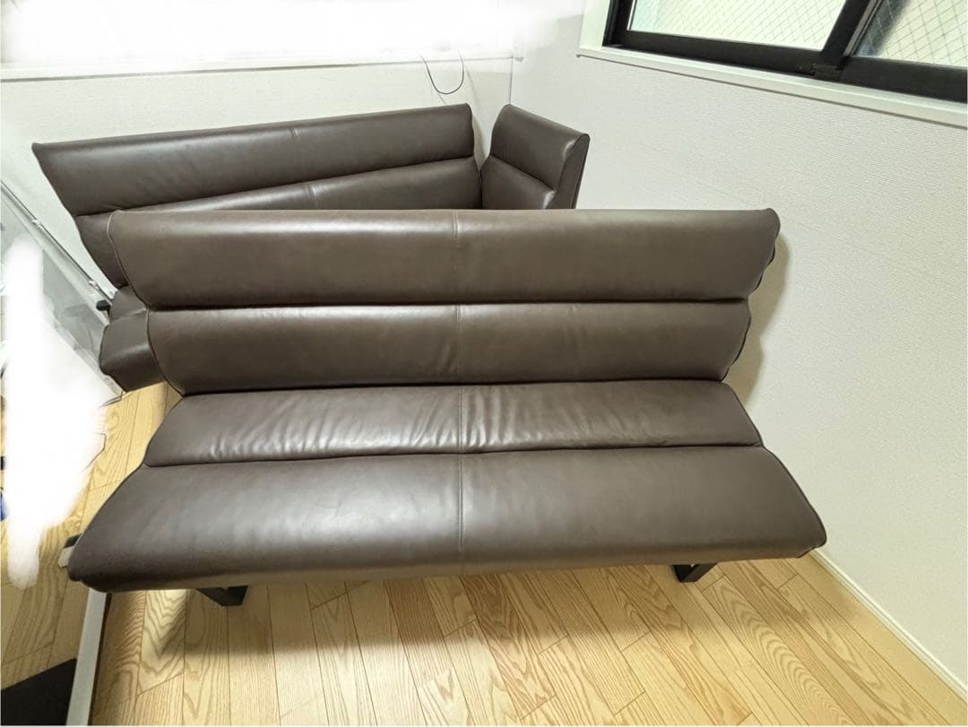 ※取りに来て頂ける方　ダイニングソファ 合成皮革