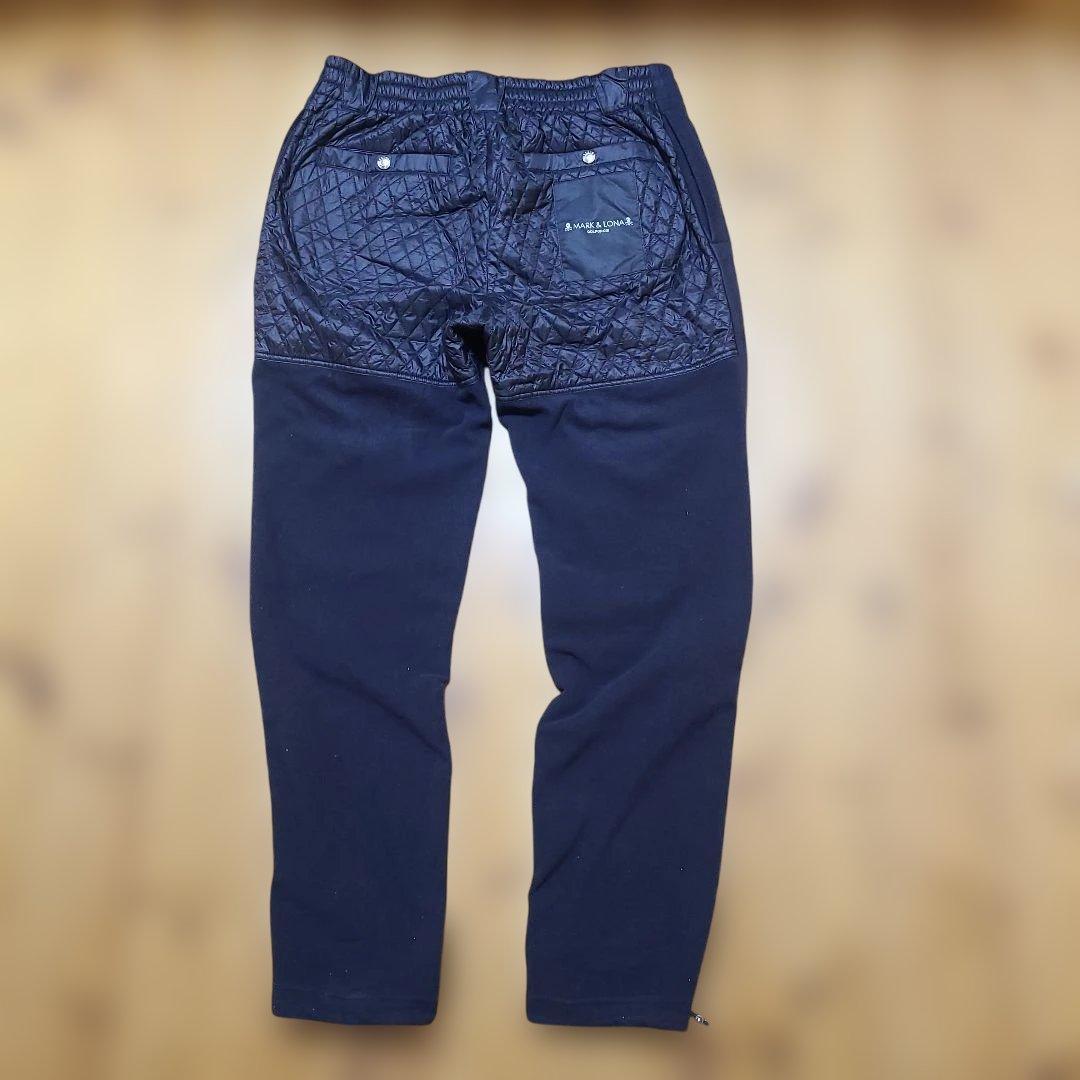 【美品】MARK & LONA ポーラテック ブラック パンツ 黒 サイズ50