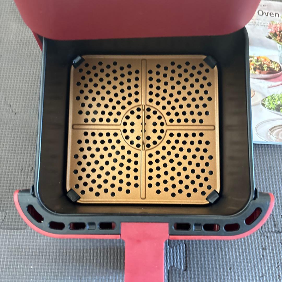 récolte エアーオーブン ノンフライヤー レッド