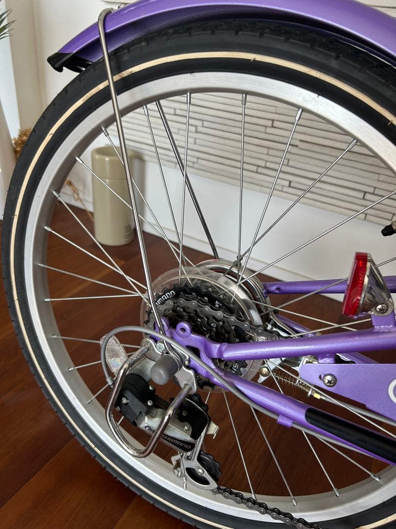 子供用　自転車　22インチ　室内保管　引取り限定