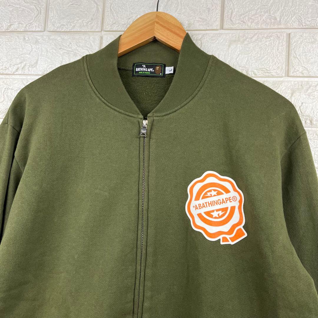 00s A Bathing APE ジップアップ　スウェットボンバージャケット
