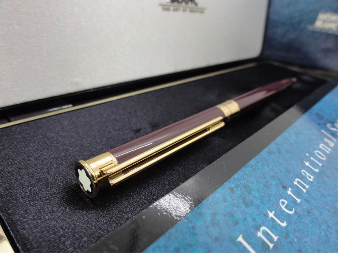 ★入手困難な非常に稀少初期型逸品ノブレスエレガンス・ボルドーカラー★モンブラン製