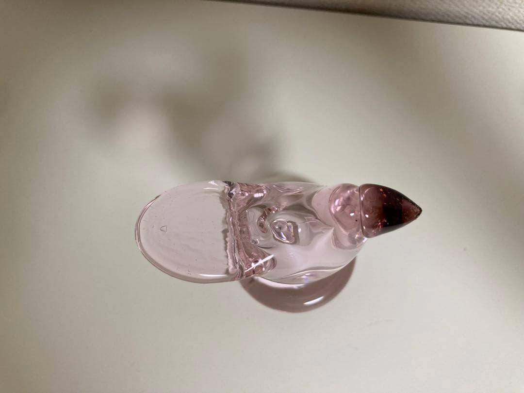 ペールピンク×ダークライラック　ミニシエッポ　スコープ　脚付きバード