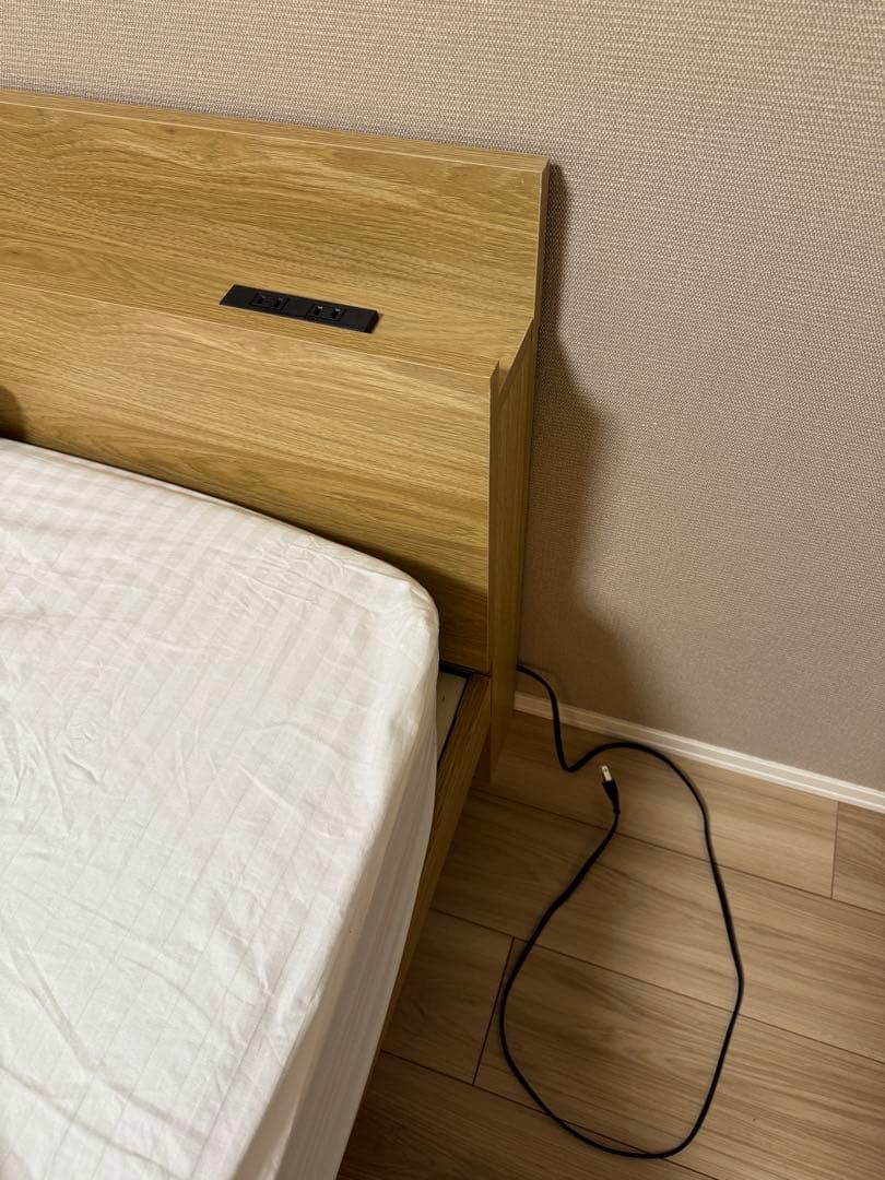 18.5万→3.3万円 エマハイブリッドV2ダブル+棚付きベッド 東京自取限定
