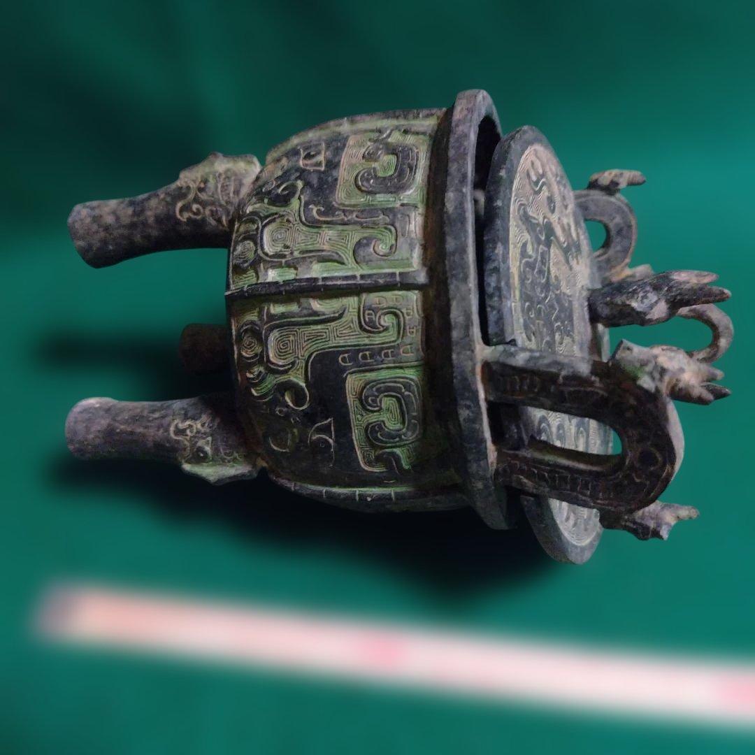 祭器　銅製　中国　珍品　発掘品
