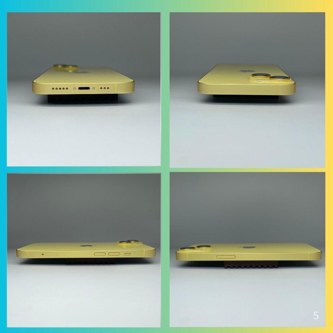 【極上品】iPhone14 128GB　イエロー　バッテリー100％SIMフリー