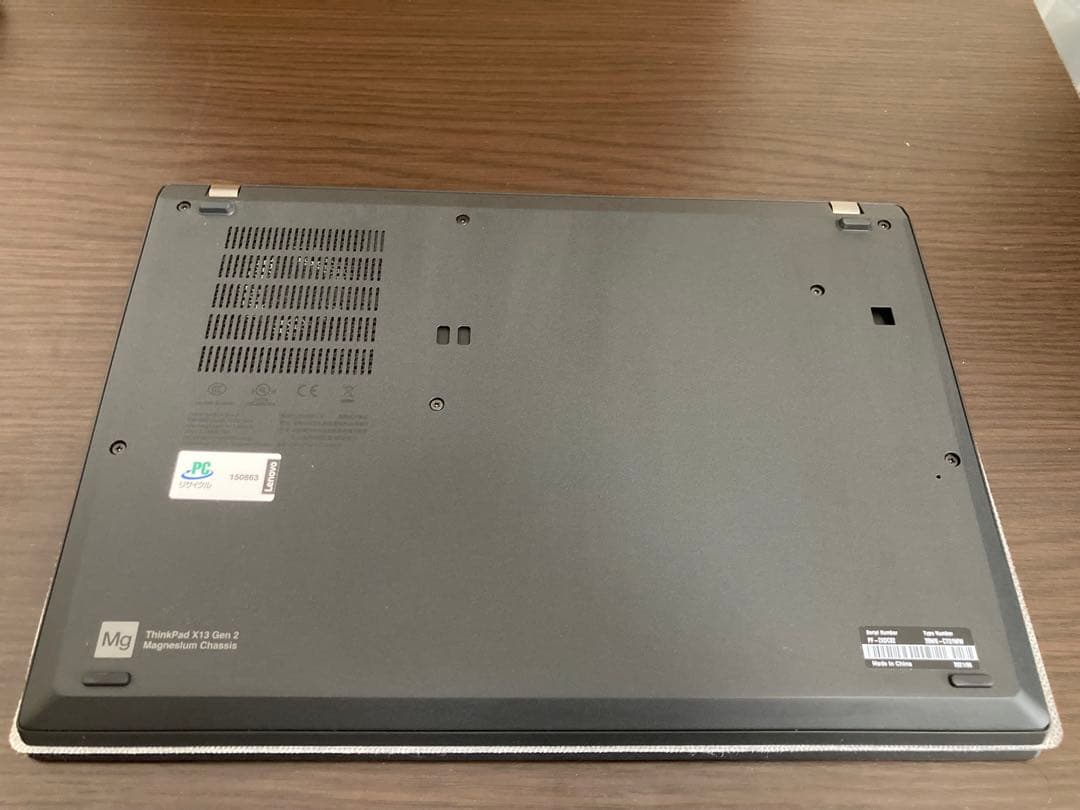 Windowsノート本体 ThinkPad X13 Gen 2 i5, 16GB, 512GB