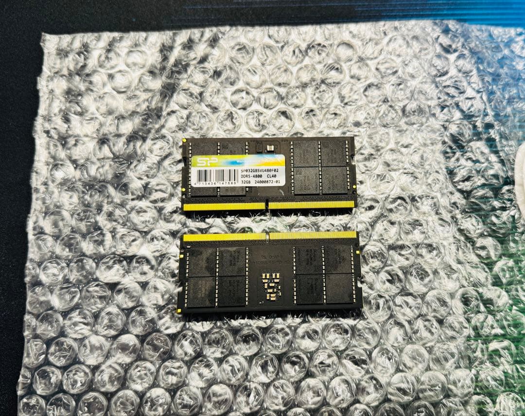 ⭐美品⭐64GB（32GB x2枚） DDR5-4800 CL40 メモリーSP