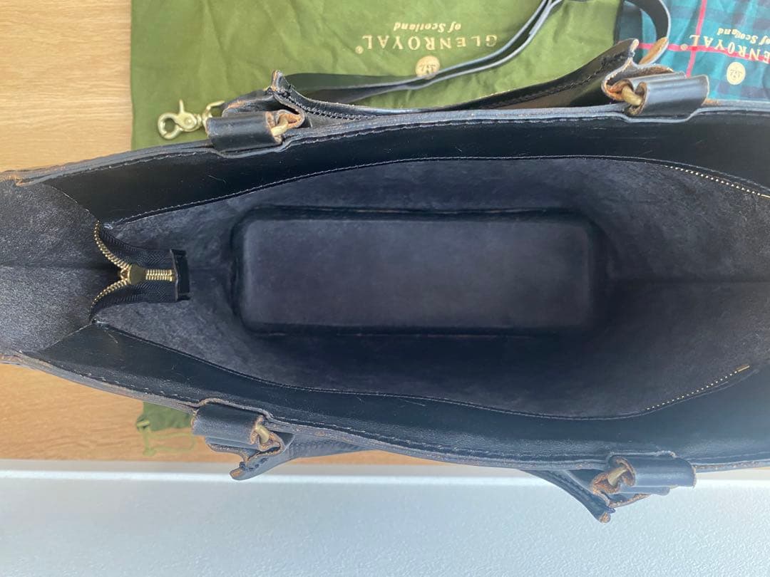 Glen ジップショルダートートバッグ