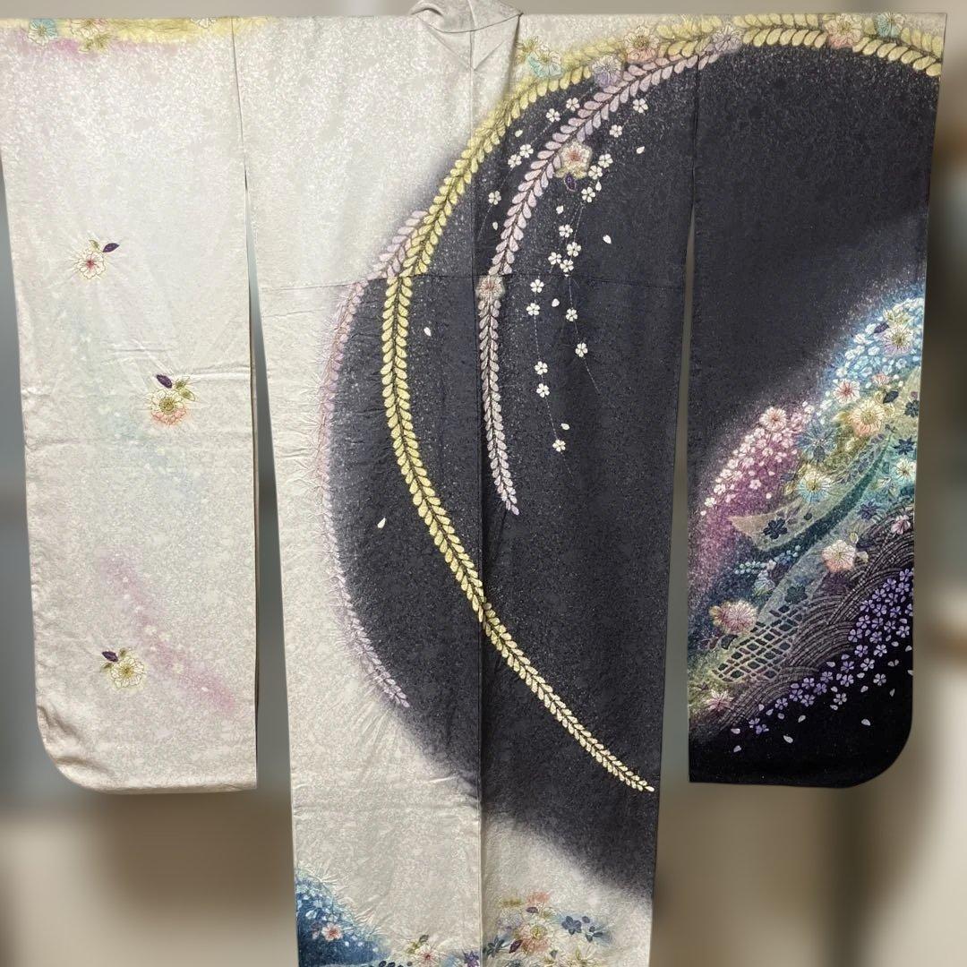 辻ヶ花　正絹　振袖