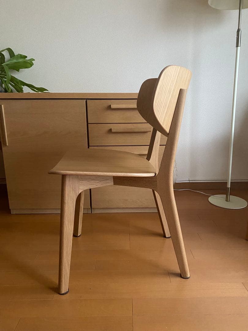 【April】マルニ木工 Roundishチェア（板座) オーク 1脚 ①