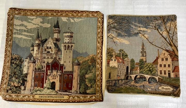 ヨーロッパ　ランドマーク　クッションカバー ４枚セット！