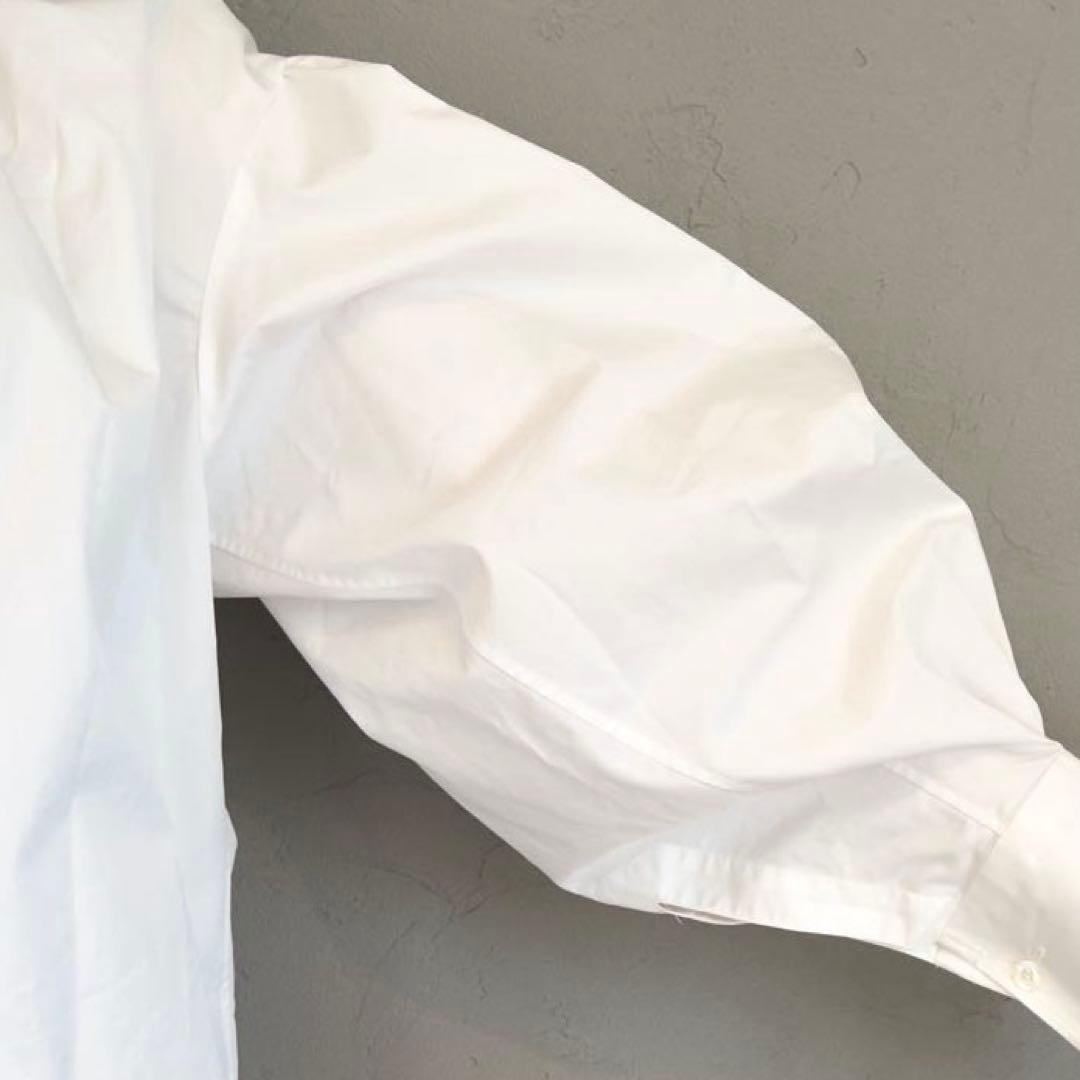 トップス 23ss HYKE T/C GATHERED shirts