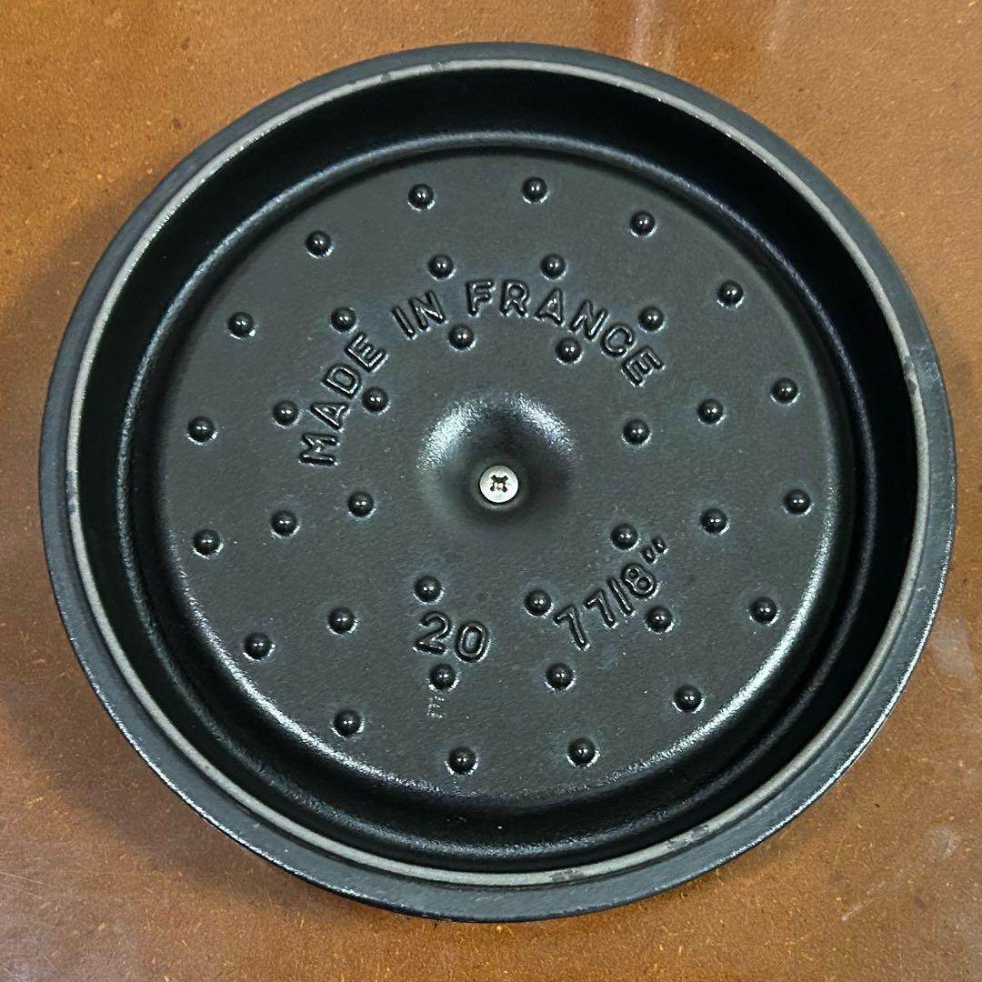 ストウブ STAUB 鍋 ブラック 20cm