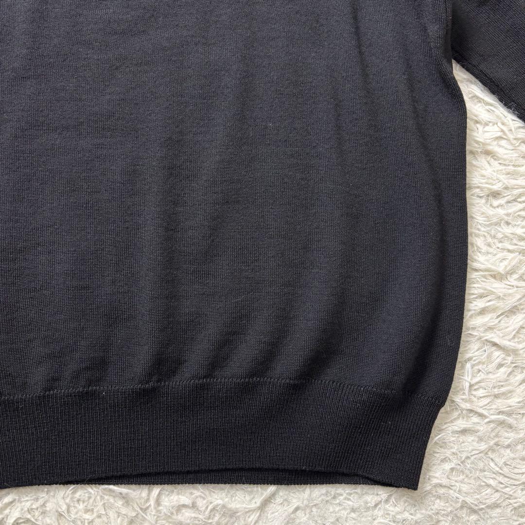 極美品 ZANONE ハイゲージニット ブラック 46