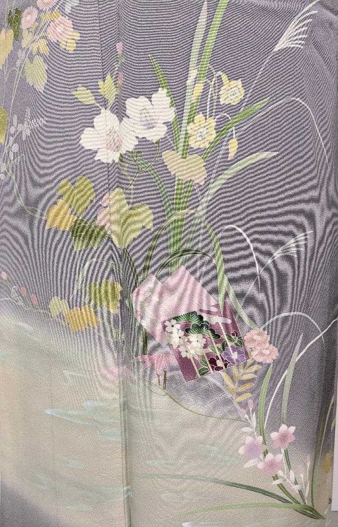 678　刺繍一つ紋入り　トールサイズ　　附下げ訪問着