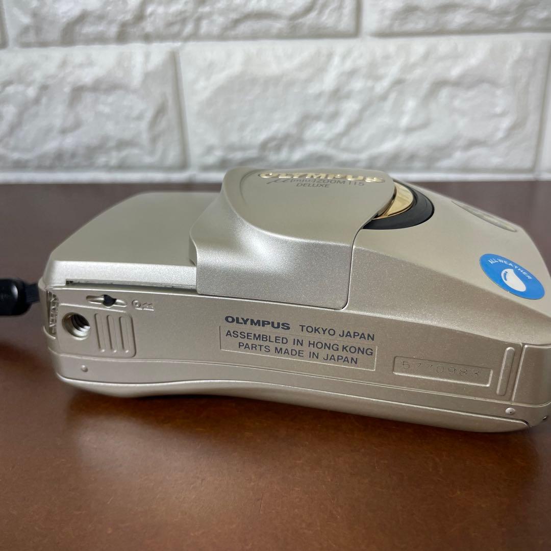 【完動 美品】OLYMPUS μ [mju:] ZOOM 115 DELUXE