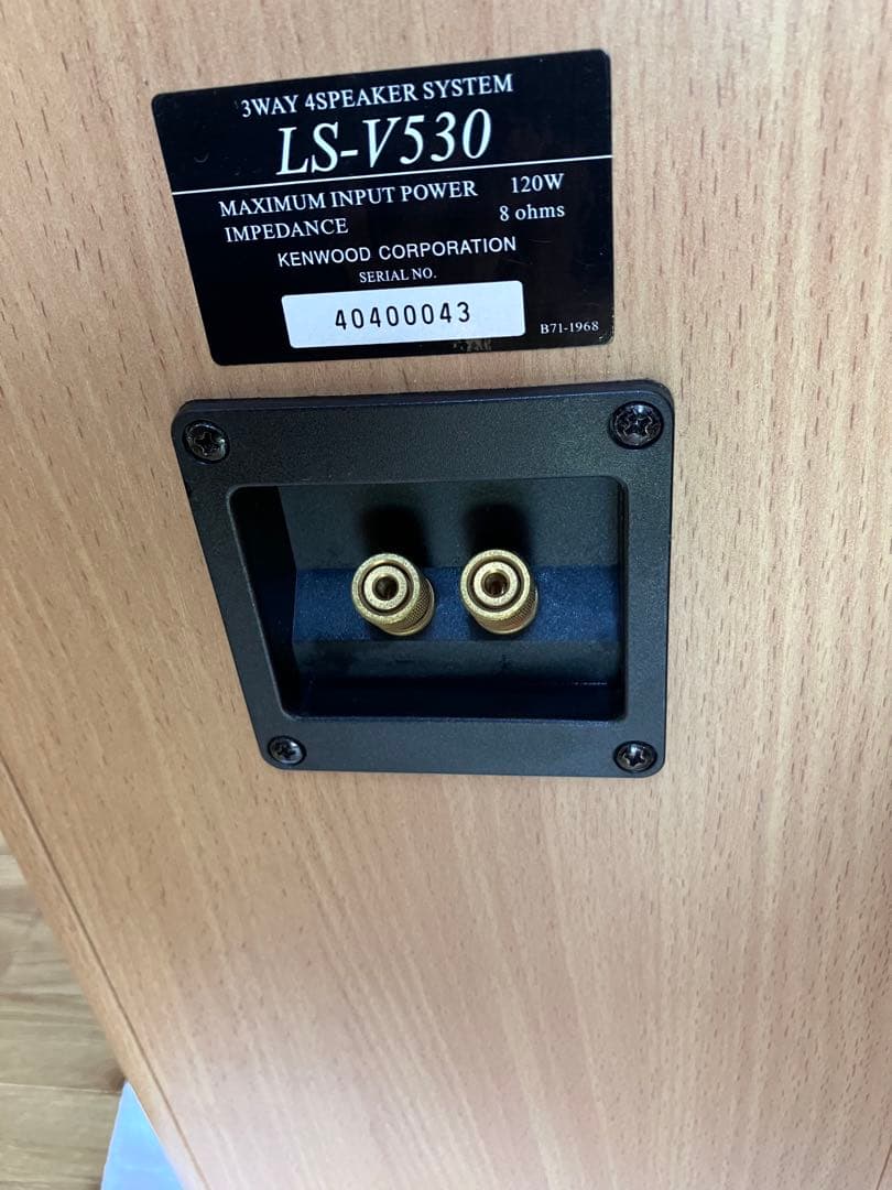 KENWOOD LS-V530 3ウェイ4スピーカー　片側①／2セット中