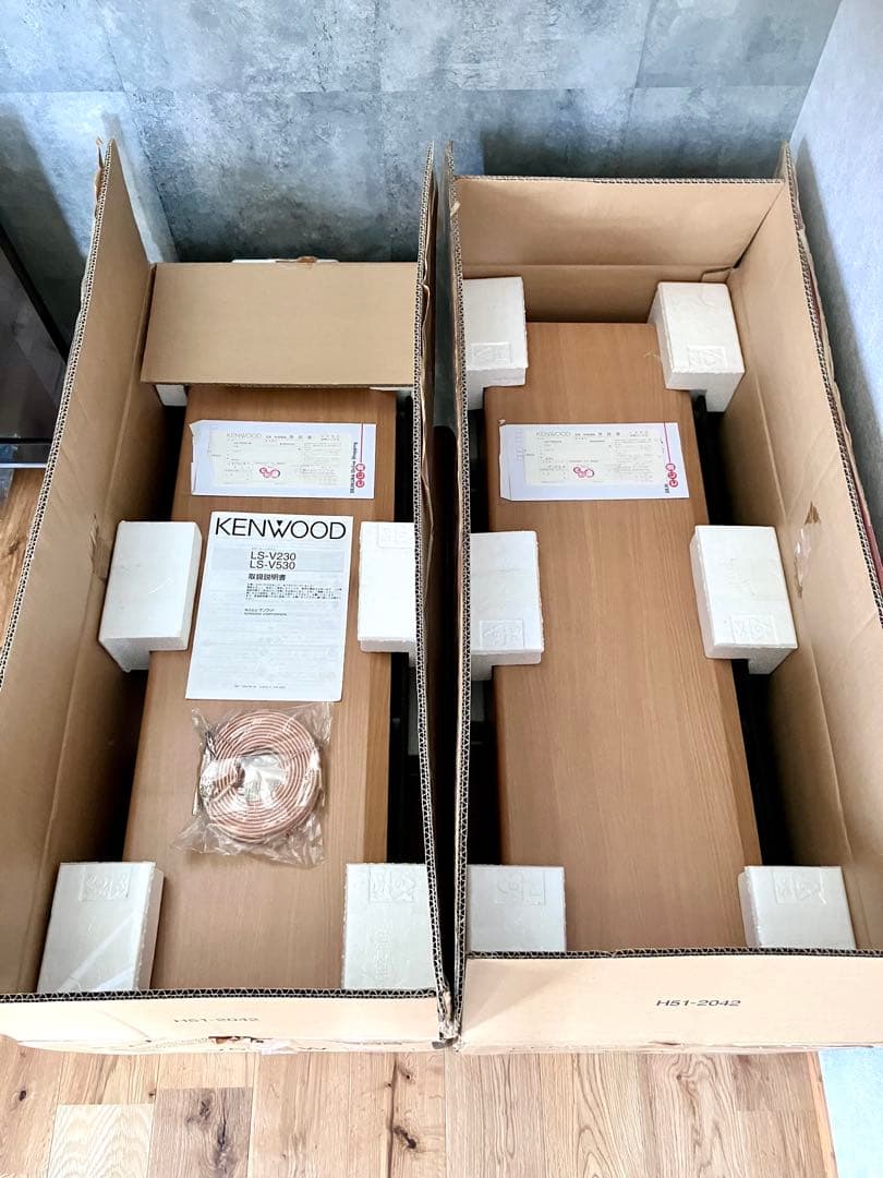 KENWOOD LS-V530 3ウェイ4スピーカー　片側①／2セット中