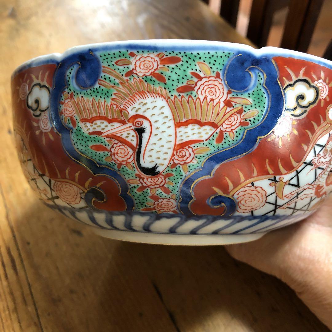 古伊万里☆錦手色絵鉢☆骨董