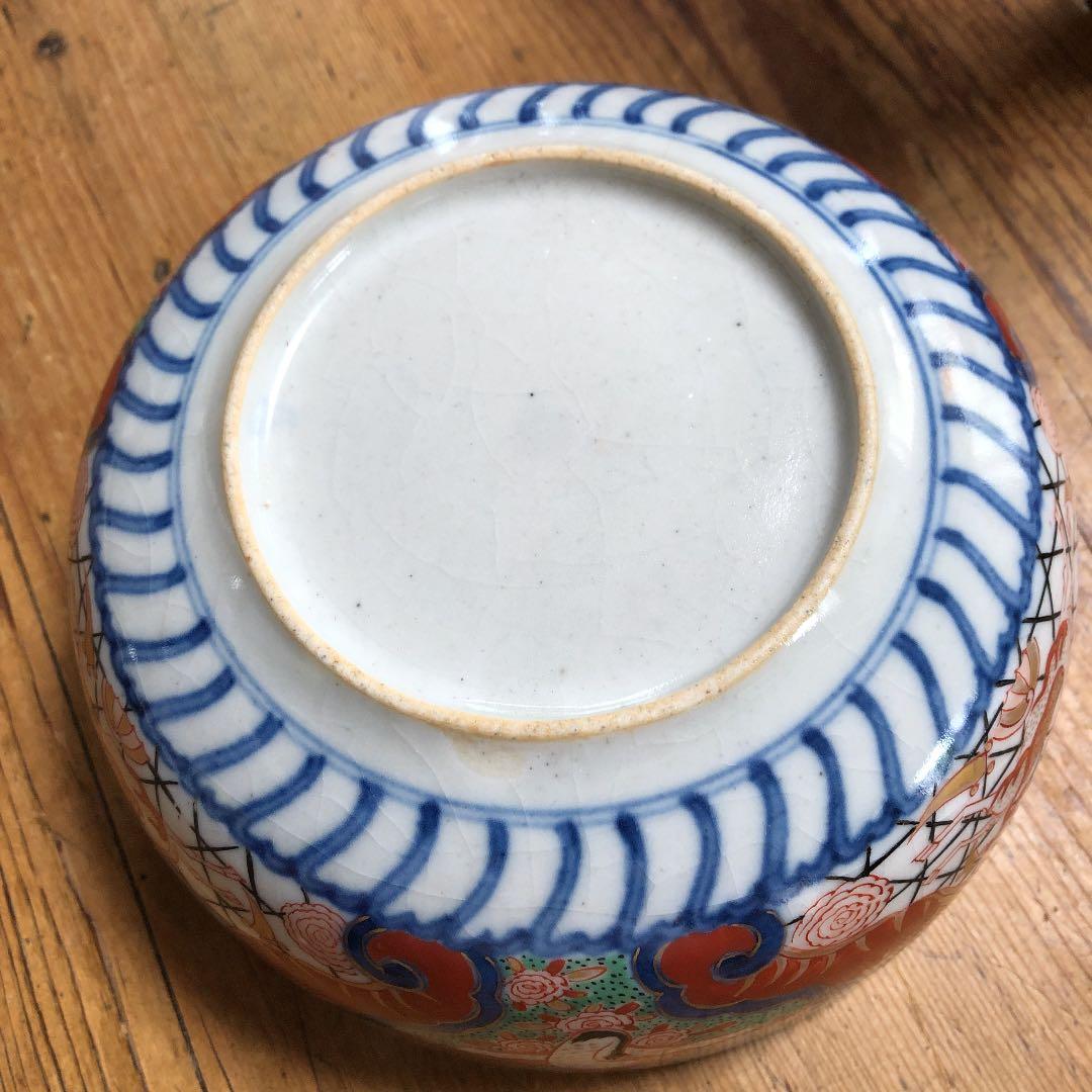 古伊万里☆錦手色絵鉢☆骨董