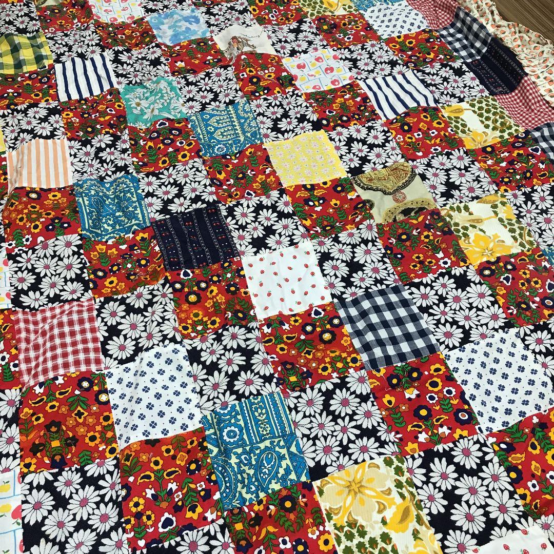 ヴィンテージ　レトロポップ　マルチカバー　ハンドメイド　昭和レトロ