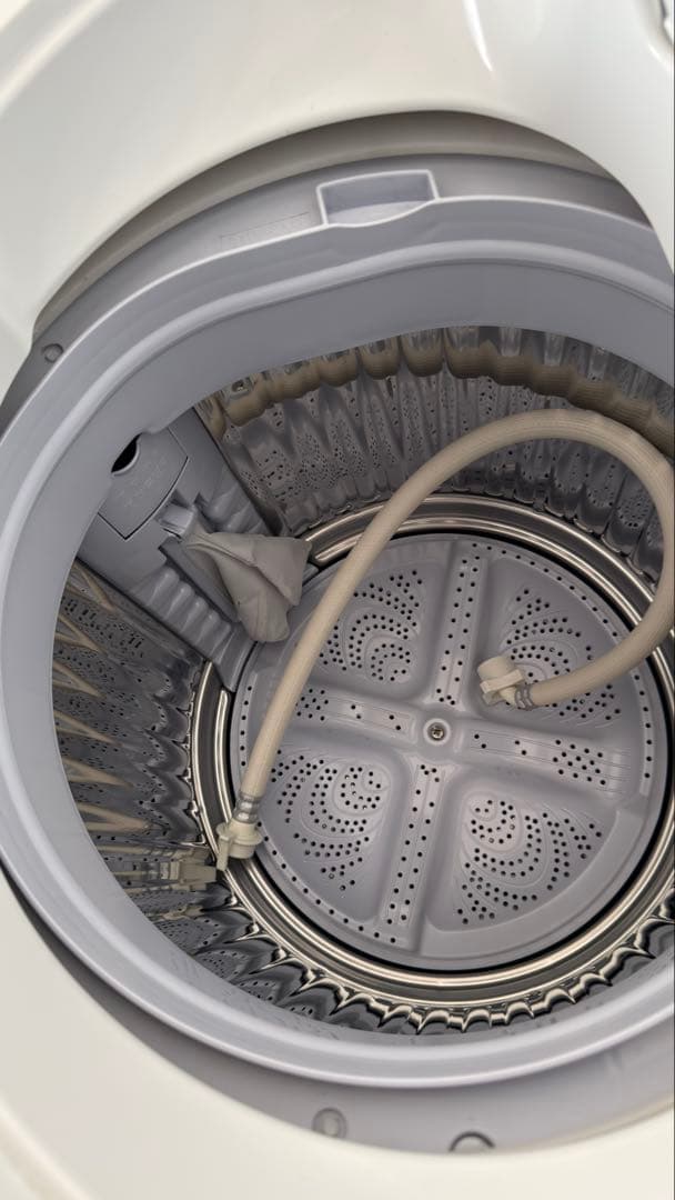 SHARP 7kg 縦型洗濯機 本体 ホワイト