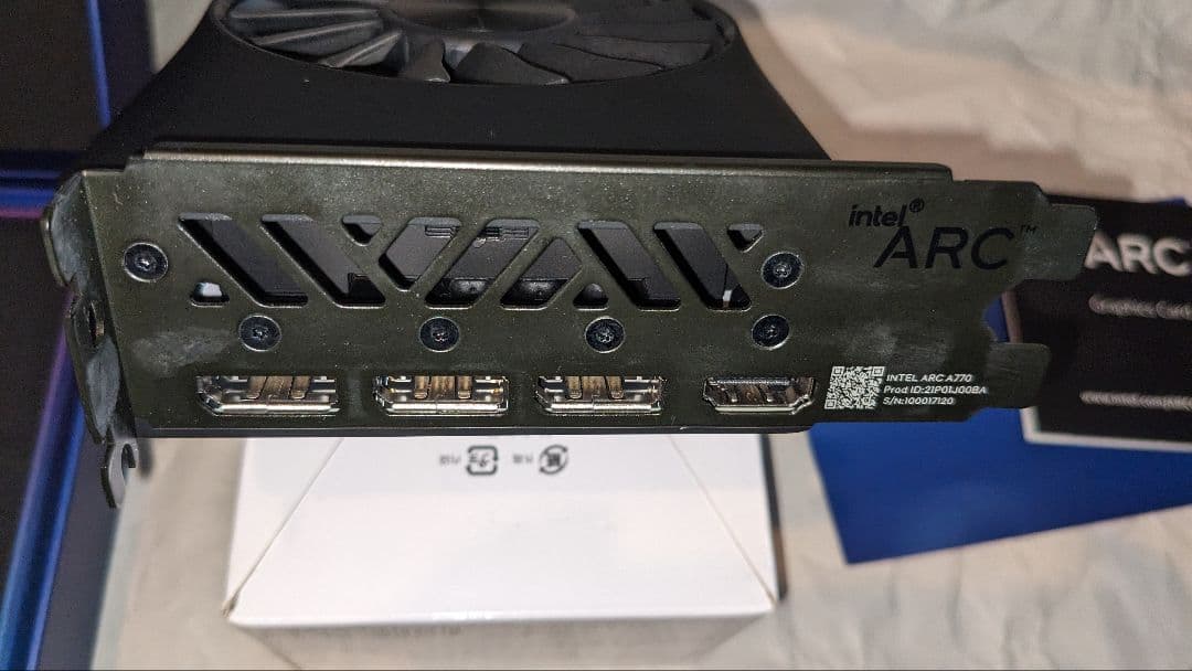 最終価格　Intel ARC A770 Limited Edition