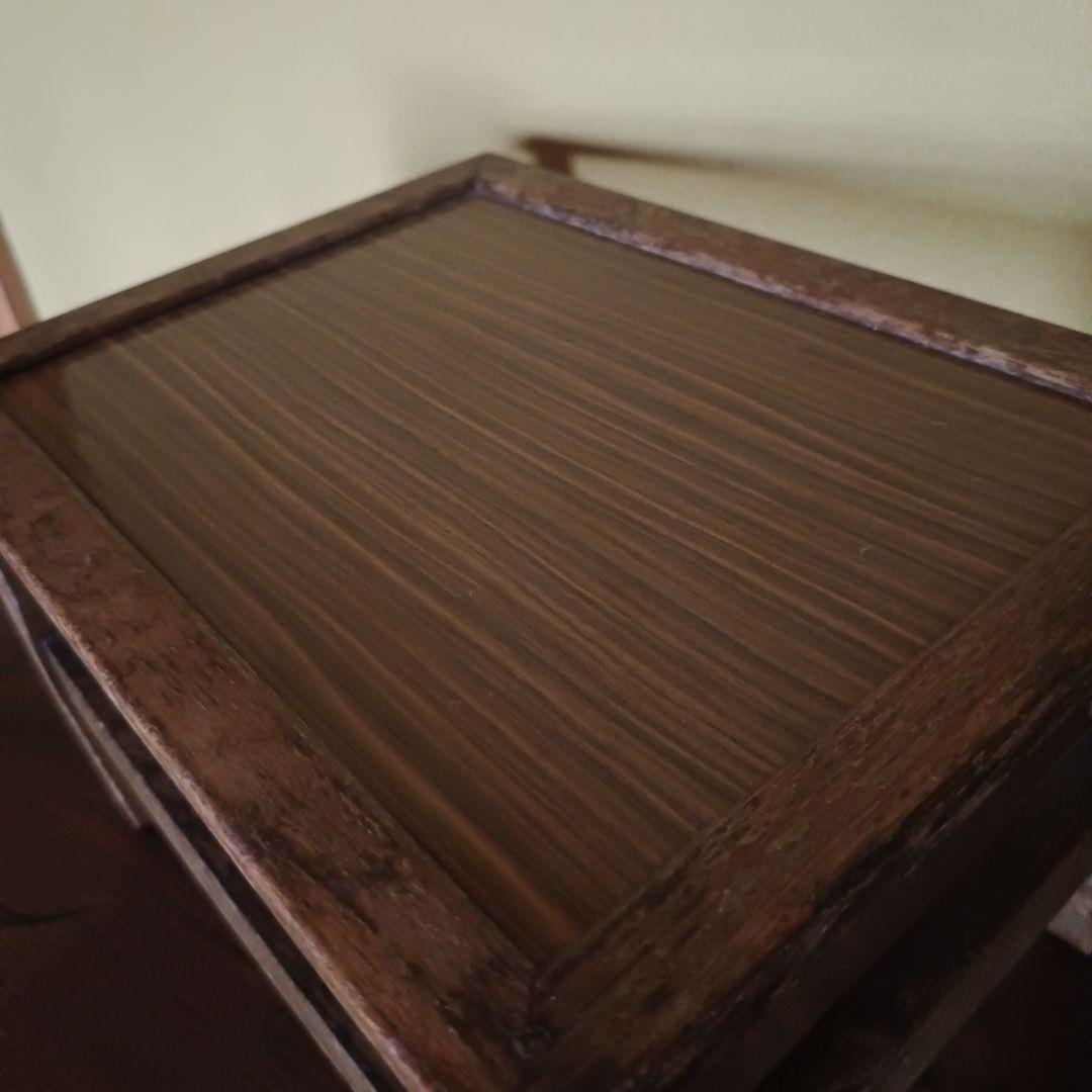 【昭和レトロ】丸みのあるフォルムが可愛い小さなテーブル 花台 サイドテーブル