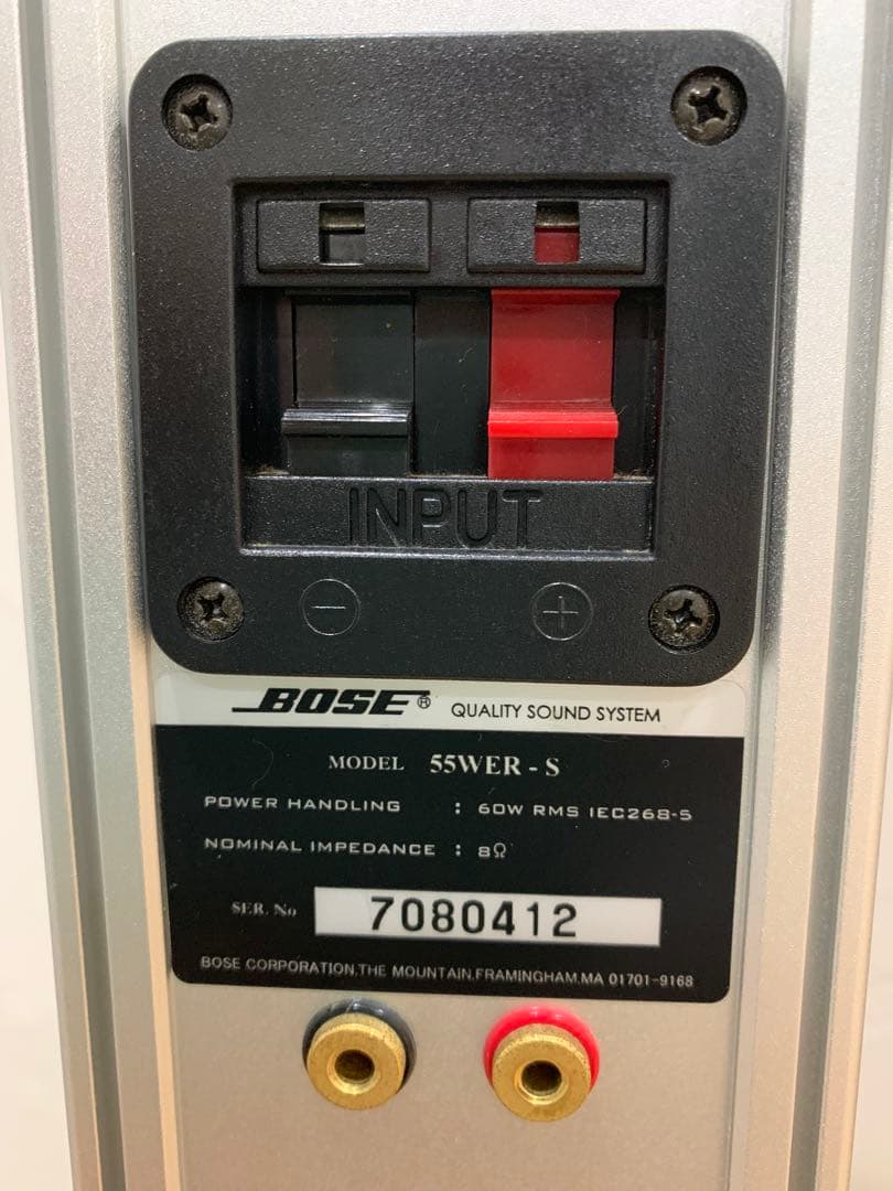 連番BOSE 55WER-S トールスピーカー 別売りフロアスタンド付