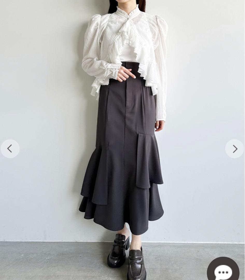 COCO DEAL ココディール　コットンギャザーペプラムボレロブラウス