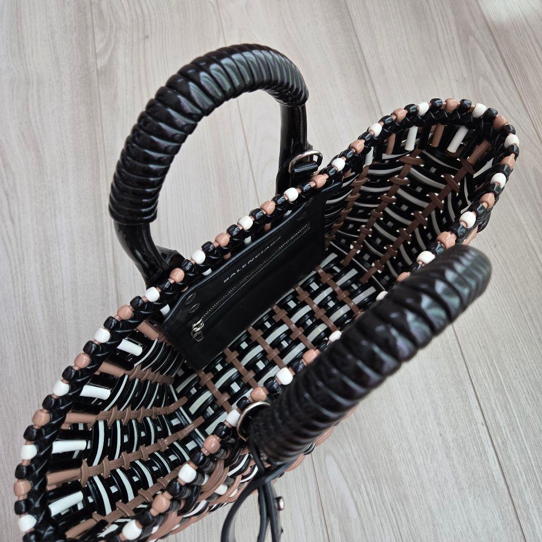 日本限定✨バレンシアガ ビストロ XS バスケット バッグ 2way エナメル