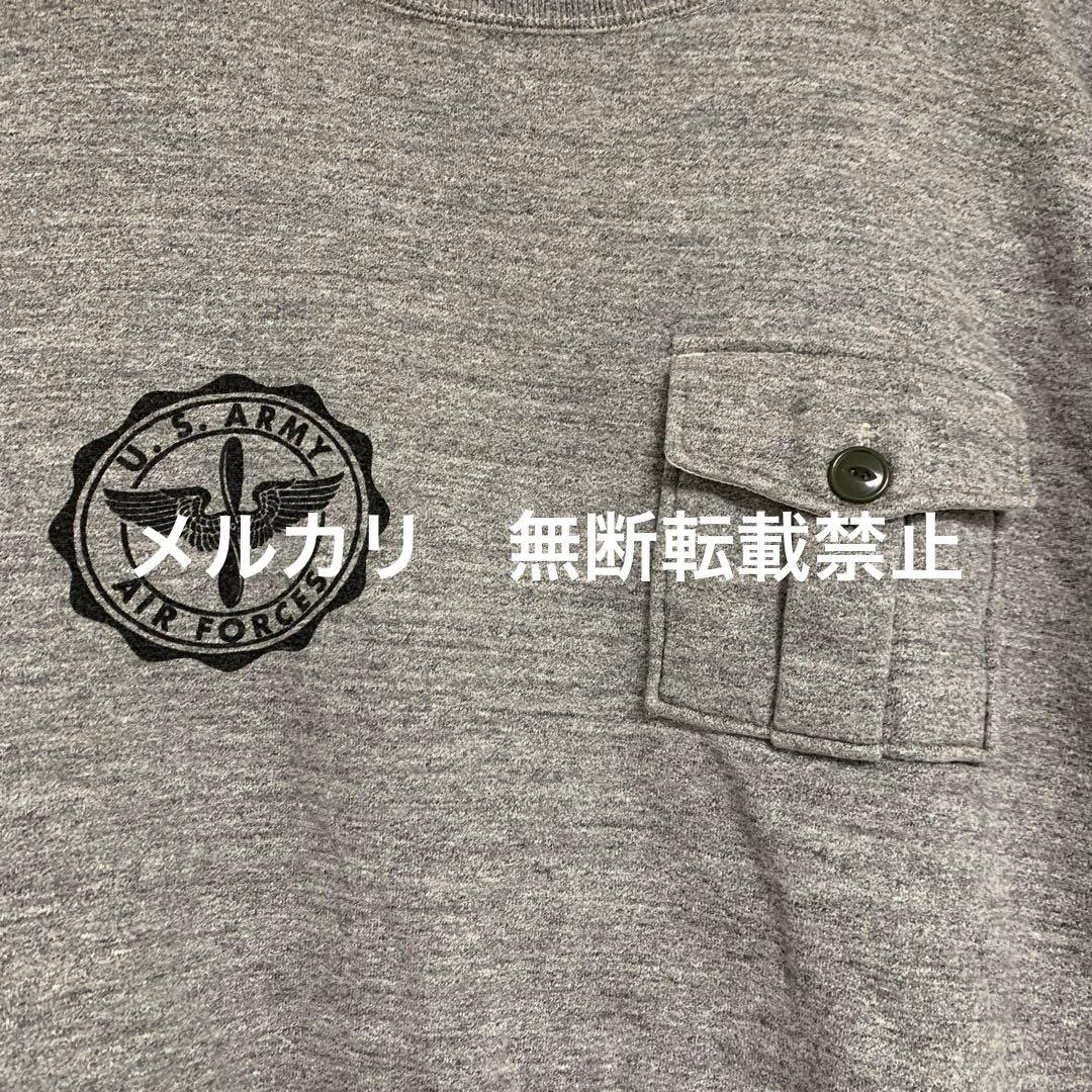 BUZZ RICKSON'S バズリクソンズ スウェット ポケット グレー L