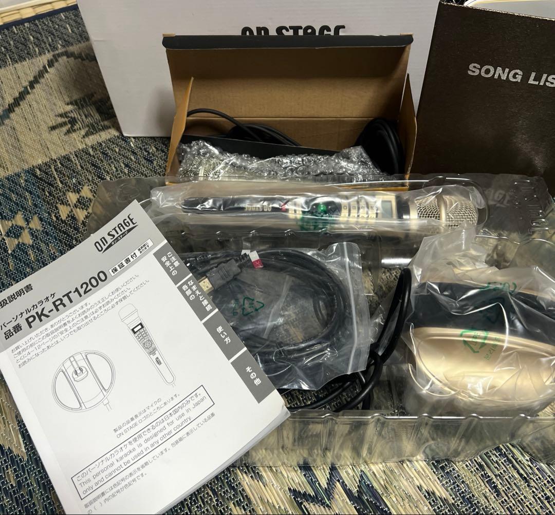 【美品】 ON STAGE オンステージ パーソナルカラオケ PK-RT1200