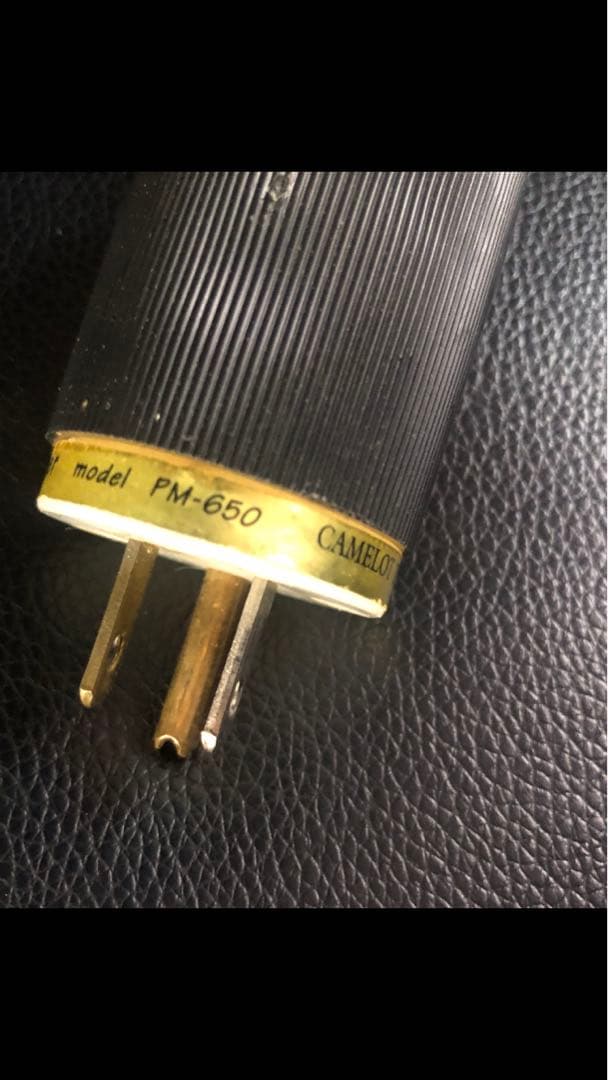 【伝説6】CAMELOT 社 PM-650 power cable 1.5m長