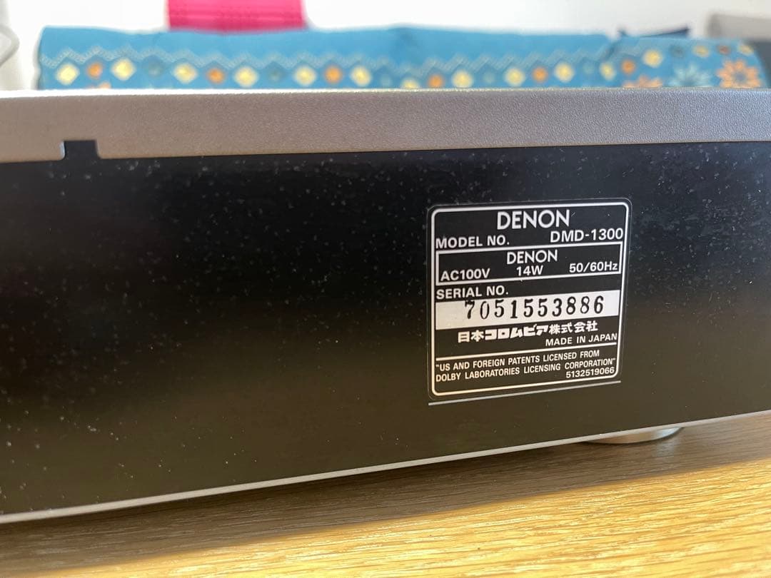 C*e様 DENON DMD-1300 ミニディスクレコーダー