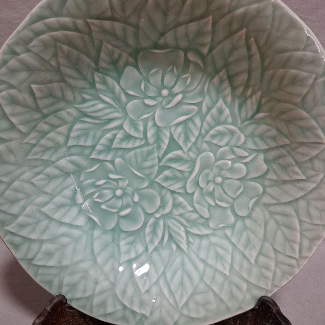 有田焼　利久窯　飾り皿　大皿　置物　深皿　盛皿　インテリア　床の間　骨董　陶器