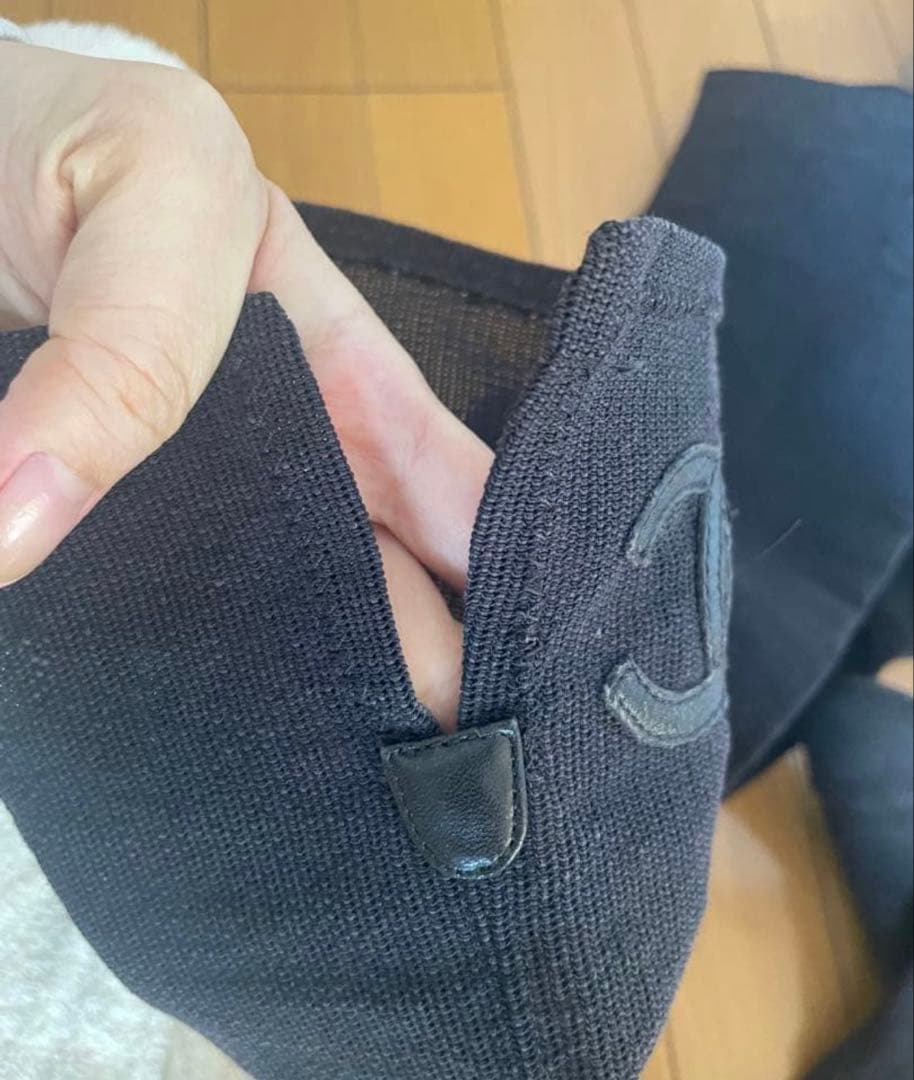 CHANEL シャネル　ニーハイブーツ　サイズ38 ブラック