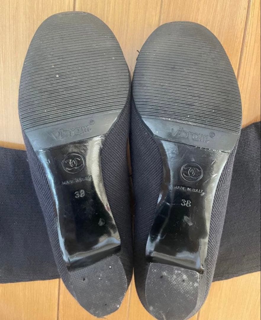 CHANEL シャネル　ニーハイブーツ　サイズ38 ブラック