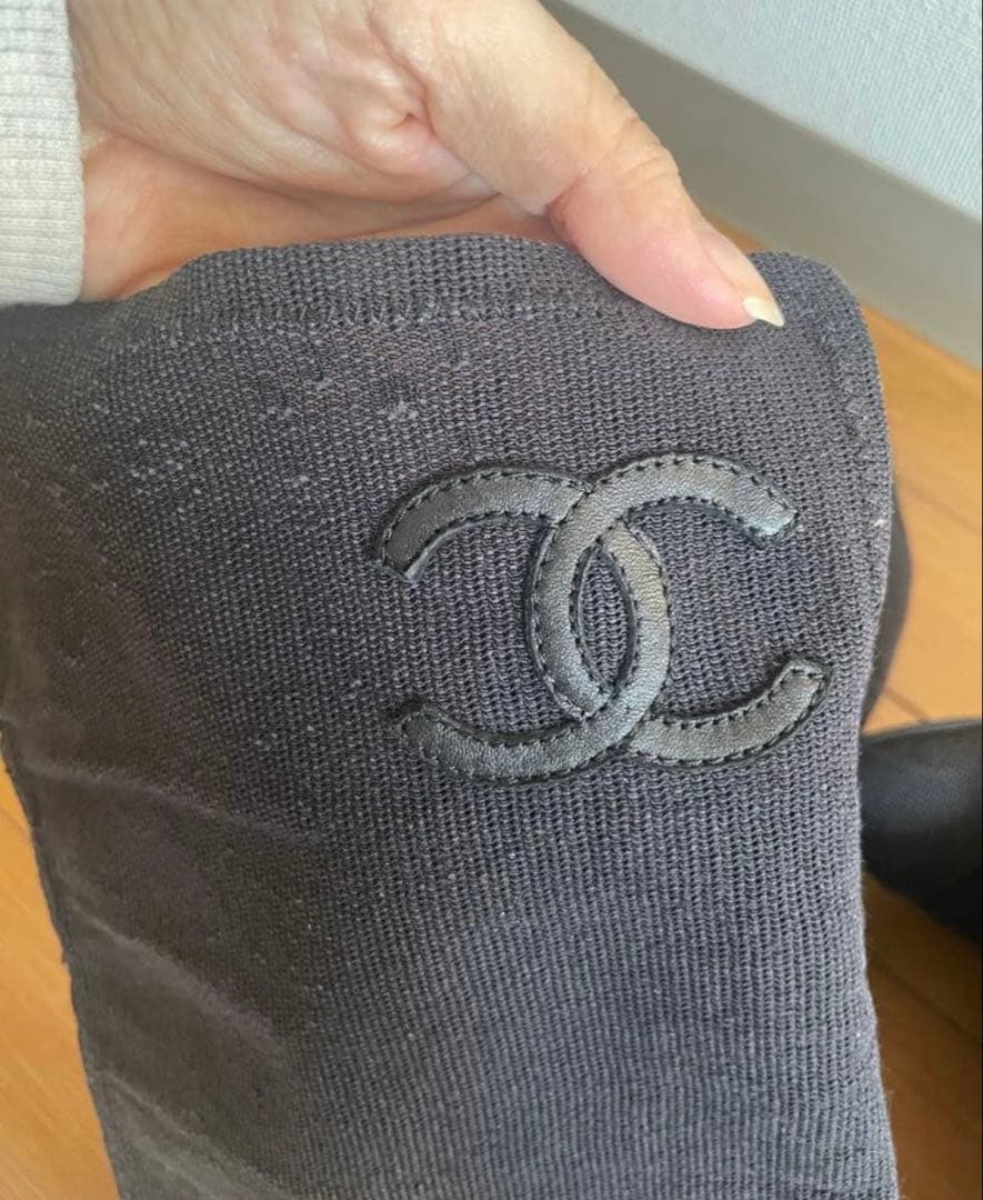 CHANEL シャネル　ニーハイブーツ　サイズ38 ブラック