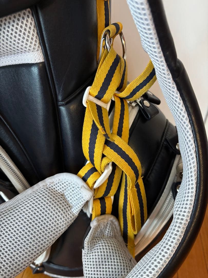 PEARLY GATES ゴルフバッグ ネイビー×イエロー