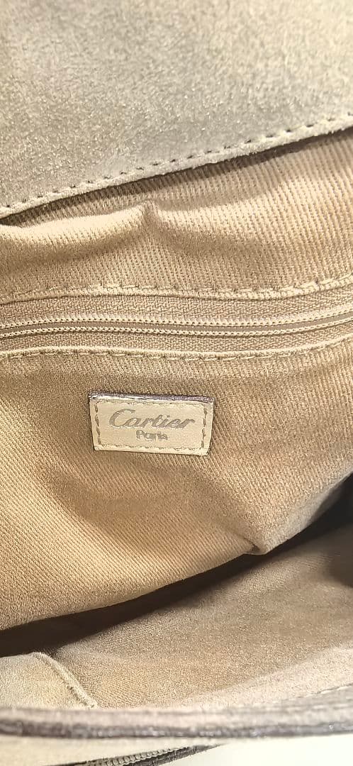 Cartier カルティエ ショルダーバック 2wayバッグ ベージュ