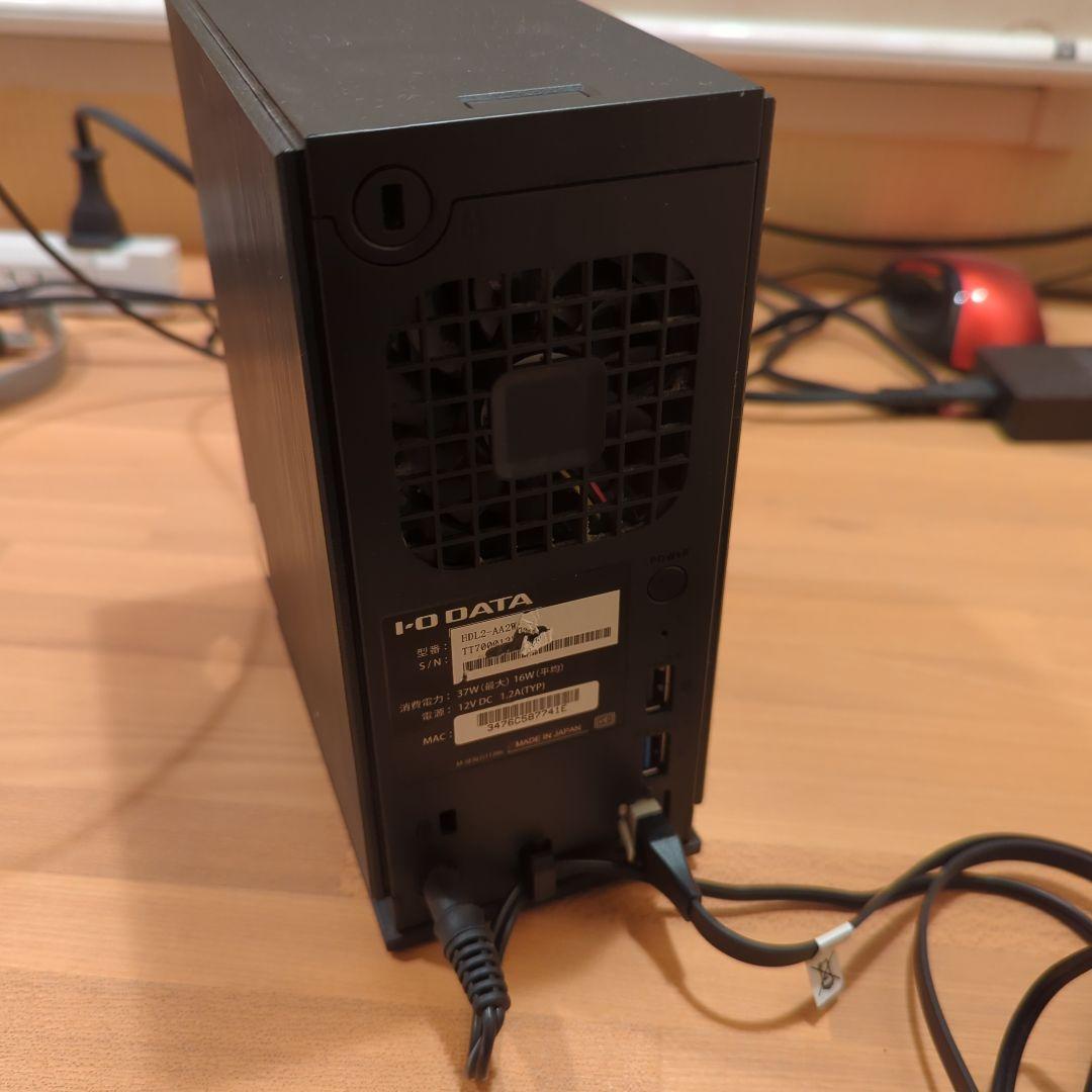 I-O DATA HDL2-AA2W NAS ブラック